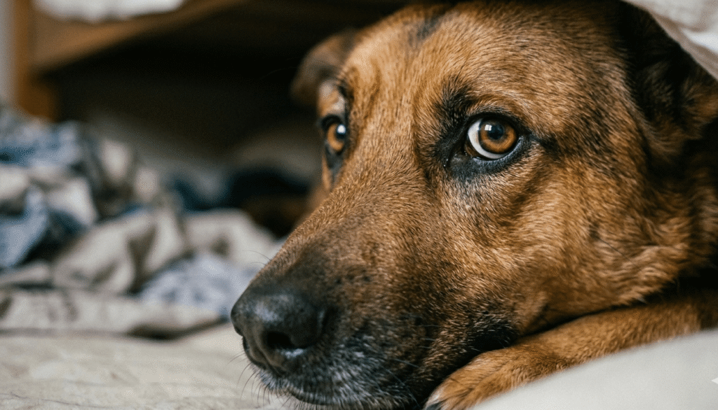 Why is my dog acting weird and scared suddenly due to canine anxiety