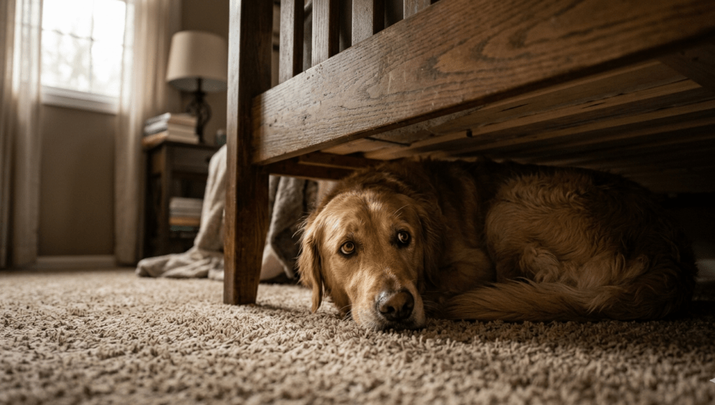 my dog is scared of thunder what to do