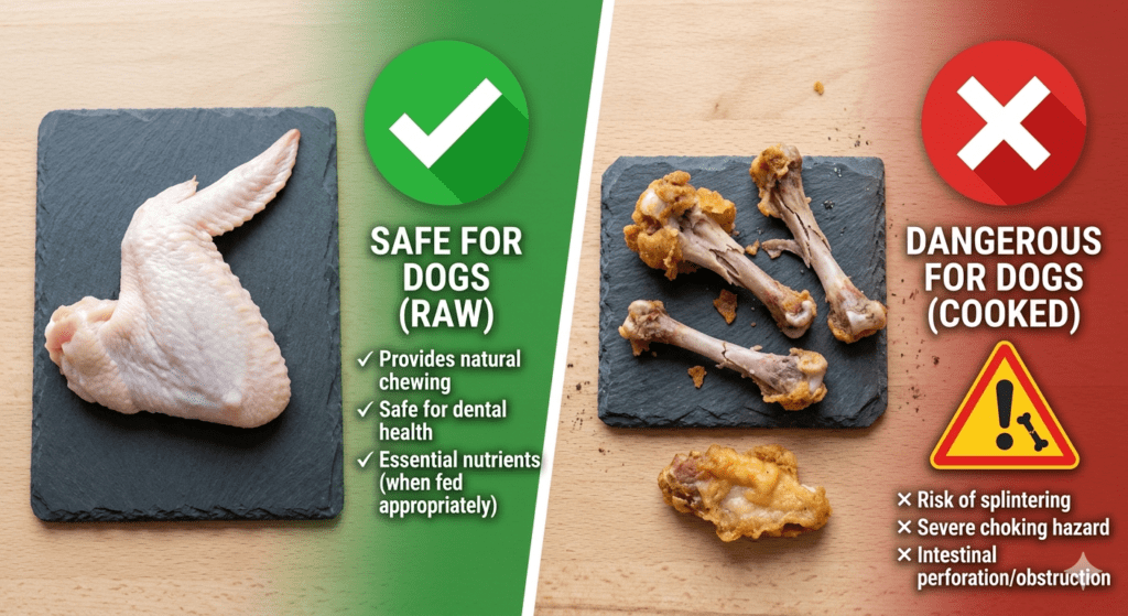 raw chicken vs fried chiken