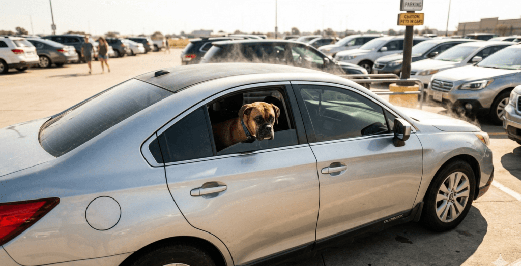 is it illegal to leave your dog in the car